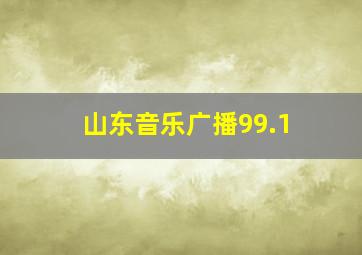 山东音乐广播99.1