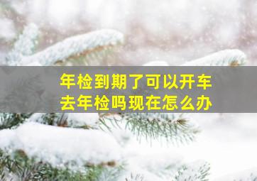 年检到期了可以开车去年检吗现在怎么办