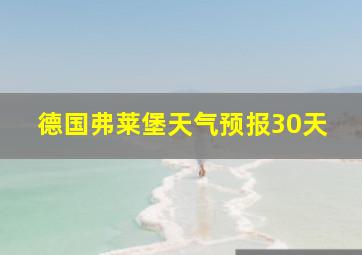 德国弗莱堡天气预报30天