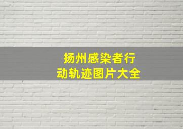 扬州感染者行动轨迹图片大全