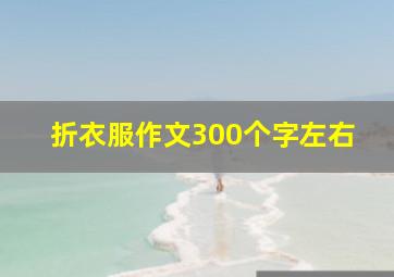 折衣服作文300个字左右