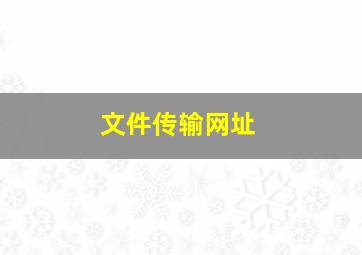 文件传输网址