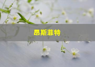 昂斯菲特