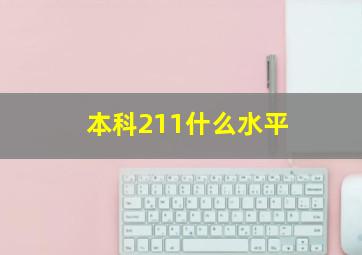 本科211什么水平