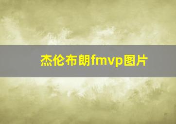 杰伦布朗fmvp图片