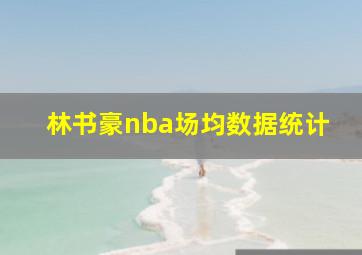 林书豪nba场均数据统计