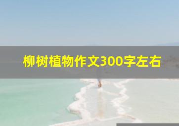 柳树植物作文300字左右