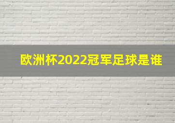 欧洲杯2022冠军足球是谁