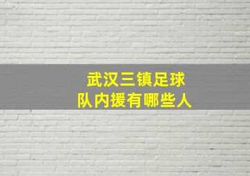 武汉三镇足球队内援有哪些人