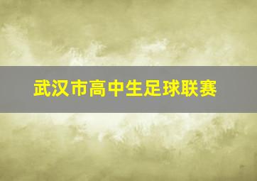 武汉市高中生足球联赛