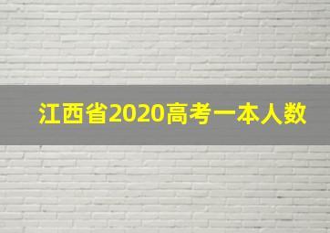 江西省2020高考一本人数