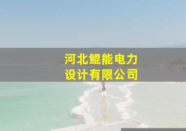 河北鲲能电力设计有限公司