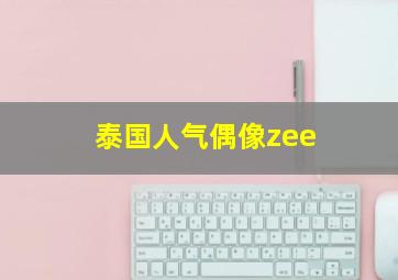 泰国人气偶像zee