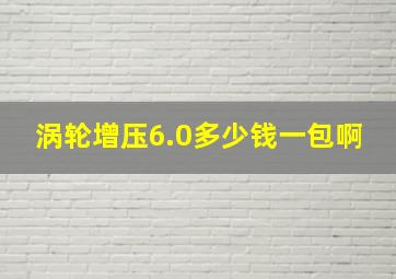 涡轮增压6.0多少钱一包啊