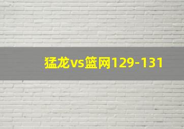 猛龙vs篮网129-131