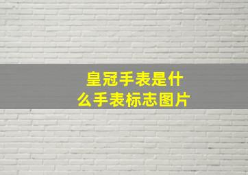 皇冠手表是什么手表标志图片