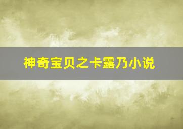 神奇宝贝之卡露乃小说