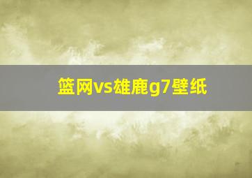 篮网vs雄鹿g7壁纸