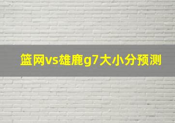 篮网vs雄鹿g7大小分预测