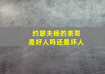 约瑟夫杨的表哥是好人吗还是坏人