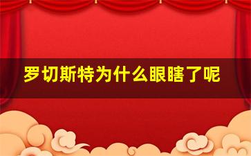 罗切斯特为什么眼瞎了呢