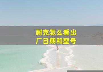 耐克怎么看出厂日期和型号