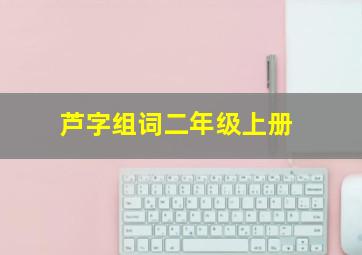 芦字组词二年级上册