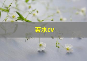 若水cv