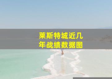 莱斯特城近几年战绩数据图