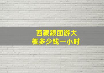 西藏跟团游大概多少钱一小时