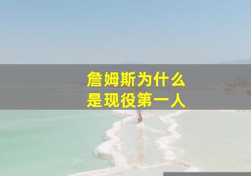 詹姆斯为什么是现役第一人