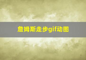 詹姆斯走步gif动图