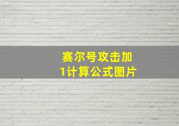 赛尔号攻击加1计算公式图片