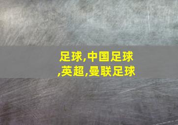 足球,中国足球,英超,曼联足球