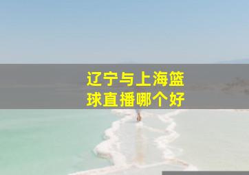 辽宁与上海篮球直播哪个好