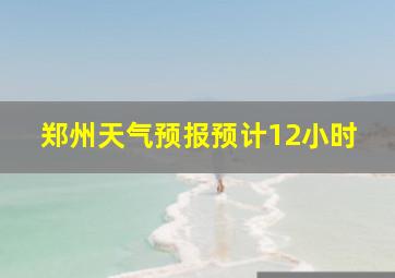 郑州天气预报预计12小时