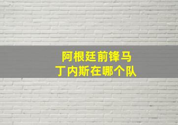 阿根廷前锋马丁内斯在哪个队