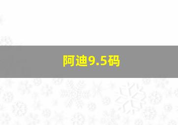 阿迪9.5码