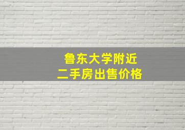 鲁东大学附近二手房出售价格