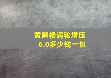 黄鹤楼涡轮增压6.0多少钱一包