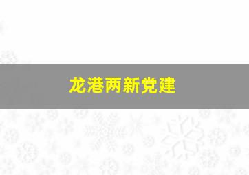 龙港两新党建